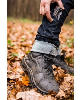 Spodnie robocze 5-kieszeniowe DENIM, rozmiar M