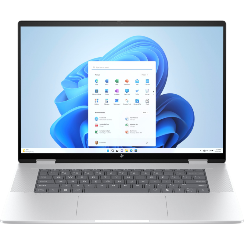 Notebook HP ENVY x360 16-ac0048nw (16"/I5 Ultra 125U /16GB/SSD512GB/W11H/Srebrno czarny)