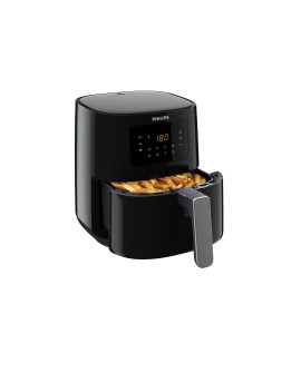 Philips 3000 series HD9252/70 frytkownica Pojedyńczy 4,1 l Autonomiczny 1400 W Frytkownica na gorące powietrze Czarny, Srebrny