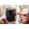 Philips 3000 series HD9252/70 frytkownica Pojedyńczy 4,1 l Autonomiczny 1400 W Frytkownica na gorące powietrze Czarny, Srebrny