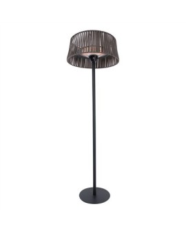Sunred Artix Corda Bright Standing Brown 2100 - grzejnik stojący 2100 W, brązowy