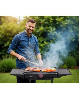 ELDOM GRILL ELEKTRYCZNY WOLNOSTOJĄCY 2W1