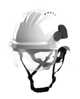 CLIMAX KASK OCHRONNY CURRO-VISOR BIAŁY