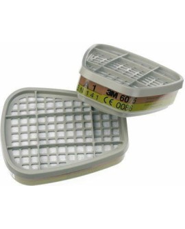 3M FILTR PRZECIW GAZOM I OPAROM /2szt... 3M6075 A1 FORMALDEHYD