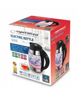 Czajnik elektryczny Esperanza SEINE EKK026 (2200W 1.7l kolor czarny)