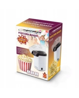Maszynka do popcornu Esperanza Poof EKP005W (1200W kolor biały)