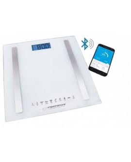 Waga z funkcją bluetooth Esperanza B.FIT EBS016W (kolor biały)