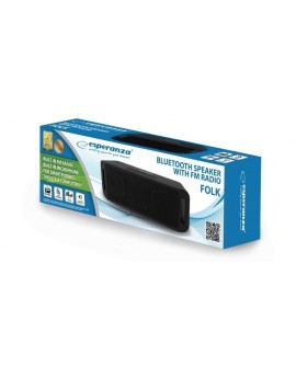 Głośniki bluetooth Esperanza FOLK EP126KK (kolor czarny)
