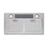 CATA Hood GL 45 X /C Built-in, Width 50 cm, 820 m3/h, Stainless steel, Energy efficiency class C, 65 dB