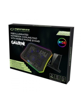 ESPERANZA PODSTAWKA CHŁODZĄCA GAMING Z PODSTAWKĄ NA TELEFON RGB GALERNE EGC109