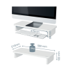 LEITZ Podstawka pod monitor Leitz Ergo, biała