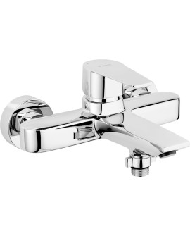 Bateria wannowa ścienna Deante Agawa chrom BQG_010M