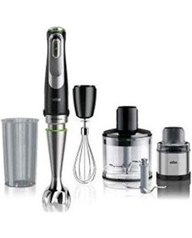 Braun MultiQuick 9 MQ9138XI blender 0,6 l Blender immersyjny 1200 W Czarny, Stal nierdzewna