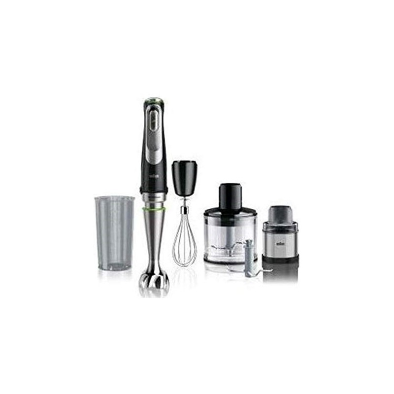 Braun MultiQuick 9 MQ9138XI blender 0,6 l Blender immersyjny 1200 W Czarny, Stal nierdzewna