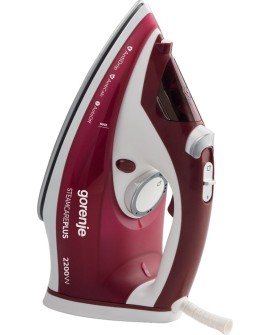 Gorenje SIH2200RBC żelazko Żelazko parowe Płyta ceramiczna 2200 W Czerwony