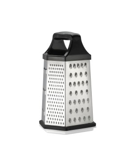 Resto Kitchenware 95413 ręczna tarka / spiralizer Tarka z pojemnikiem Czarny, Stal nierdzewna