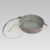 Garnek z pokrywką 28 cm 3,9L MAESTRO MR-4009-28S