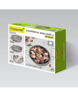 Garnek z pokrywką 28 cm 3,9L MAESTRO MR-4009-28S
