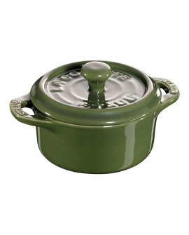 Mini Cocotte okrągły STAUB 40510-787-0 - zielony 200 ml