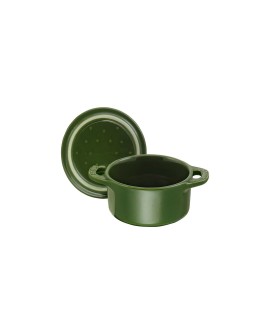 Mini Cocotte okrągły STAUB 40510-787-0 - zielony 200 ml