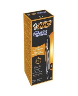 D?ugopis ?elowy Gelocity czarny (12szt) BIC