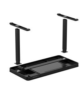 Zestaw Biurko TUCKANO czarne + Fotel ergonomiczny GEMBIRD czarny