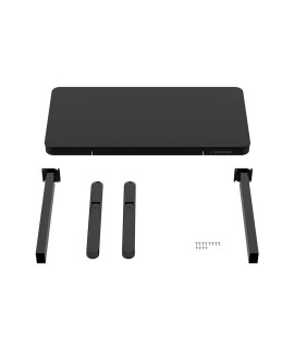 Zestaw Biurko TUCKANO czarne + Fotel ergonomiczny GEMBIRD czarny