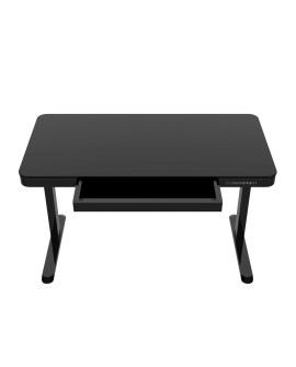 Zestaw Biurko TUCKANO czarne + Fotel ergonomiczny GEMBIRD czarny
