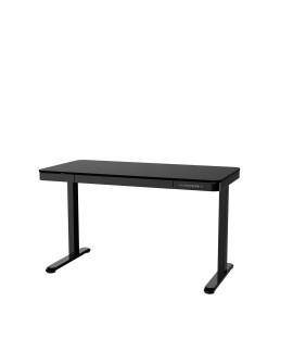 Zestaw Biurko TUCKANO czarne + Fotel ergonomiczny GEMBIRD czarny