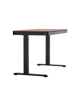 Zestaw Biurko TUCKANO czarny/orzech + Fotel ergonomiczny GEMBIRD czarny