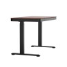 Zestaw Biurko TUCKANO czarny/orzech + Fotel ergonomiczny GEMBIRD czarny