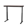 Zestaw Biurko TUCKANO czarny/orzech + Fotel ergonomiczny GEMBIRD czarny
