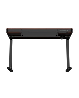 Zestaw Biurko TUCKANO czarny/orzech + Fotel ergonomiczny GEMBIRD czarny