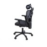 Zestaw Biurko TUCKANO czarny/orzech + Fotel ergonomiczny GEMBIRD czarny
