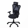 Zestaw Biurko TUCKANO czarny/orzech + Fotel ergonomiczny GEMBIRD czarny