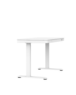 Zestaw Biurko TUCKANO białe + Fotel ergonomiczny GEMBIRD czarny