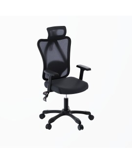 Zestaw Biurko TUCKANO białe + Fotel ergonomiczny GEMBIRD czarny