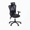 Zestaw Biurko TUCKANO białe + Fotel ergonomiczny GEMBIRD czarny