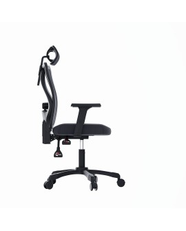 Zestaw Biurko TUCKANO białe + Fotel ergonomiczny GEMBIRD czarny
