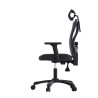 Zestaw Biurko TUCKANO białe + Fotel ergonomiczny GEMBIRD czarny