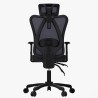 Zestaw Biurko TUCKANO białe + Fotel ergonomiczny GEMBIRD czarny