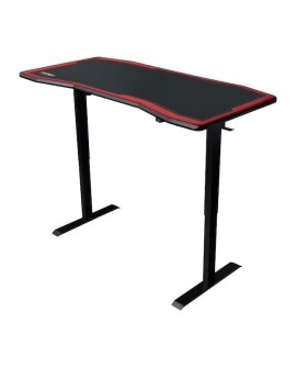 Biurko Gamingowe D16E Carbon Red 1600x800