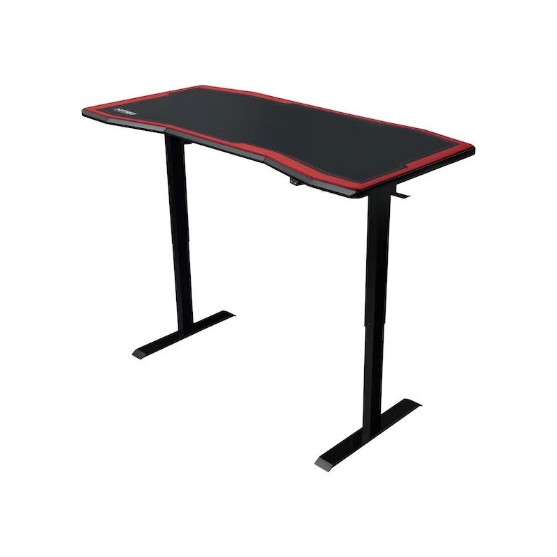 Biurko Gamingowe D16E Carbon Red 1600x800