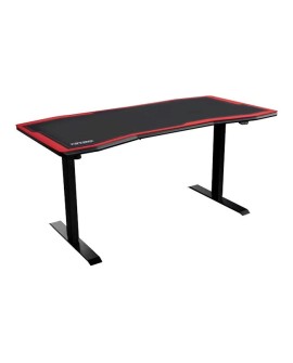 Biurko Gamingowe D16E Carbon Red 1600x800