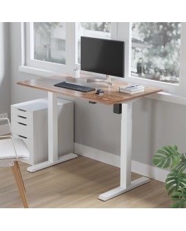 ERGO OFFICE BIURKO ELEKTRYCZNE REGULACJA WYSOKOŚCI BIAŁE ER-403W