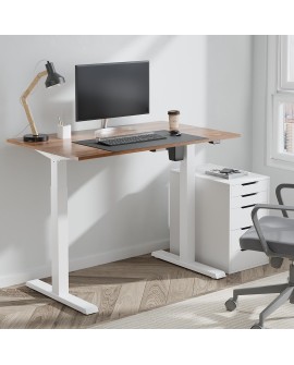 ERGO OFFICE BIURKO ELEKTRYCZNE REGULACJA WYSOKOŚCI BIAŁE ER-403W