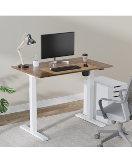 ERGO OFFICE BIURKO ELEKTRYCZNE REGULACJA WYSOKOŚCI BIAŁE ER-403W