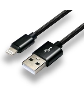 Kabel zasilający everActive CBB-1IB (USB - Lightning 1m kolor czarny)