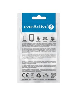 Kabel zasilający everActive CBB-1IB (USB - Lightning 1m kolor czarny)