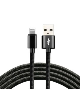 Kabel zasilający everActive CBB-1IB (USB - Lightning 1m kolor czarny)